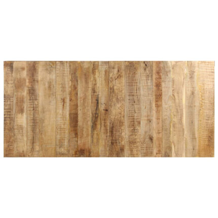 Table salle à manger Style Industriel en bois de manguier brut 220 x 100 x 76 cm {attributes}