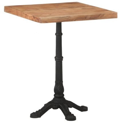 Table de bistro Vintage / Rétro en bois d'acacia massif 60x60x76 cme {attributes}