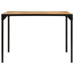 Table à manger Style Industriel en bois de manguier massif 110 x 110 x 76 cm {attributes} 2