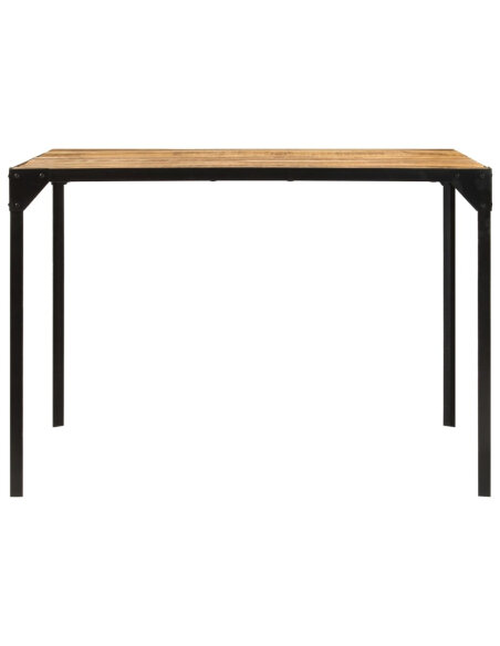 Table à manger Style Industriel en bois de manguier massif 110 x 110 x 76 cm {attributes}