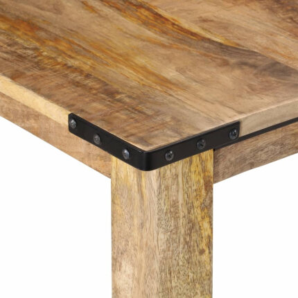 Table à manger style Industriel / Bohème en bois de manguier massif 160x80x75 cm {attributes}
