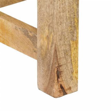 Table à manger style Industriel / Bohème en bois de manguier massif 160x80x75 cm {attributes}