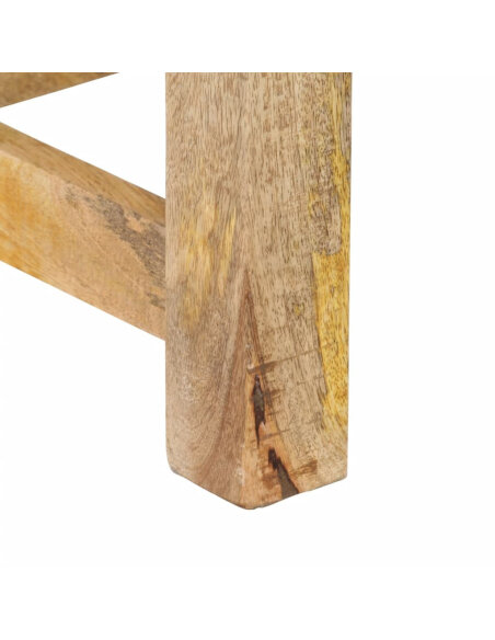 Table à manger style Industriel / Bohème en bois de manguier massif 160x80x75 cm {attributes} Table à manger style Industriel / Bohème en bois de manguier massif 160x80x75 cm {attributes}