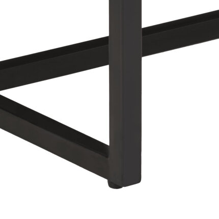 Table à manger Style Industriel en bois de manguier massif brut 110x55x75 cm {attributes}