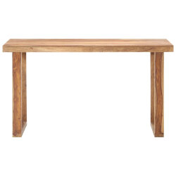 Table à manger en bois 140x70x76 cm {attributes} 2