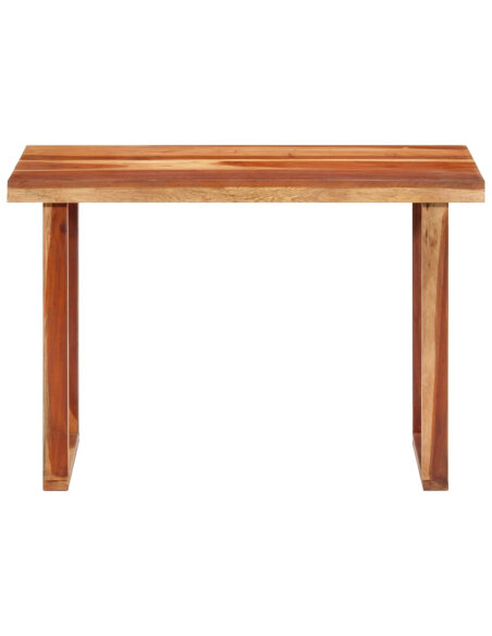 Table à manger style bohème / nature en bois d'acacia  110x50x76 cm {attributes} Table à manger style bohème / nature en bois d'acacia  110x50x76 cm {attributes}