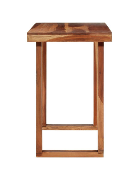 Table à manger style bohème / nature en bois d'acacia  110x50x76 cm {attributes} Table à manger style bohème / nature en bois d'acacia  110x50x76 cm {attributes}