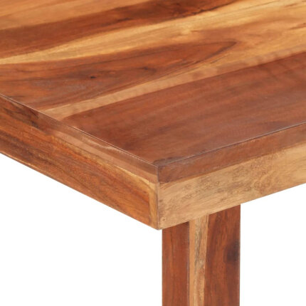 Table à manger style bohème / nature en bois d'acacia  110x50x76 cm {attributes}