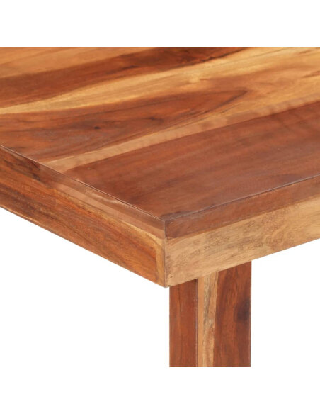 Table à manger style bohème / nature en bois d'acacia  110x50x76 cm {attributes} Table à manger style bohème / nature en bois d'acacia  110x50x76 cm {attributes}