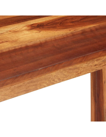 Table à manger style bohème / nature en bois d'acacia  110x50x76 cm {attributes} Table à manger style bohème / nature en bois d'acacia  110x50x76 cm {attributes}
