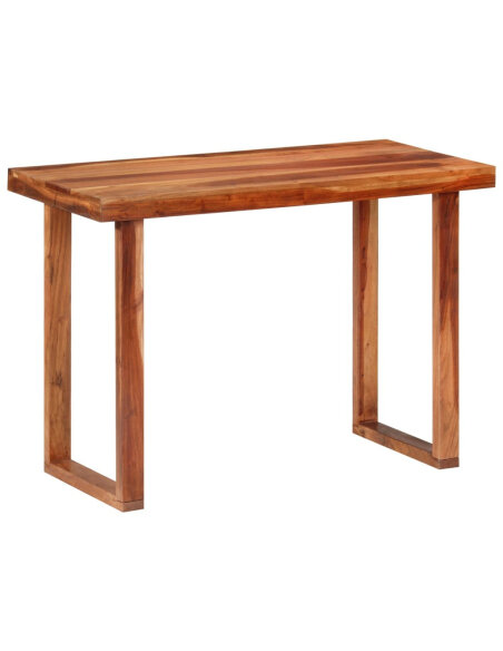 Table à manger style bohème / nature en bois d'acacia  110x50x76 cm {attributes} Table à manger style bohème / nature en bois d'acacia  110x50x76 cm {attributes}