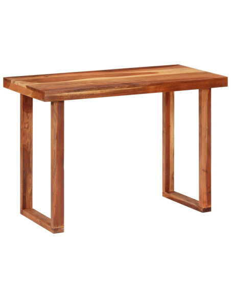 Table à manger style bohème / nature en bois d'acacia  110x50x76 cm {attributes} Table à manger style bohème / nature en bois d'acacia  110x50x76 cm {attributes}