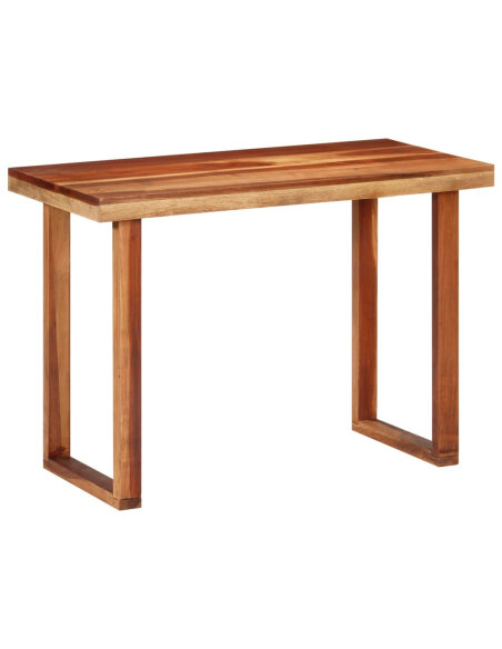 Table à manger style bohème / nature en bois d'acacia  110x50x76 cm {attributes} Table à manger style bohème / nature en bois d'acacia  110x50x76 cm {attributes}