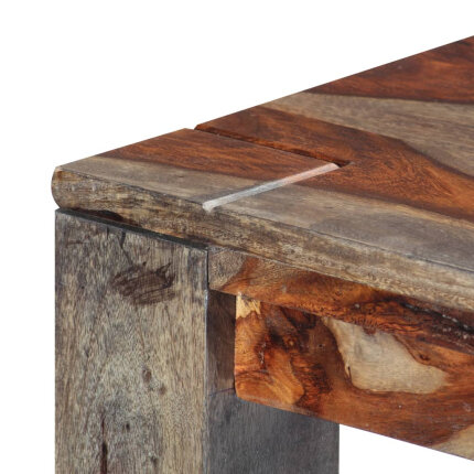 Table à manger style bohème / nature en bois massif 180x90x76 cm {attributes}