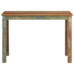 Table à manger style bohème / nature en bois de récupération massif 110x55x76cm {attributes} 2