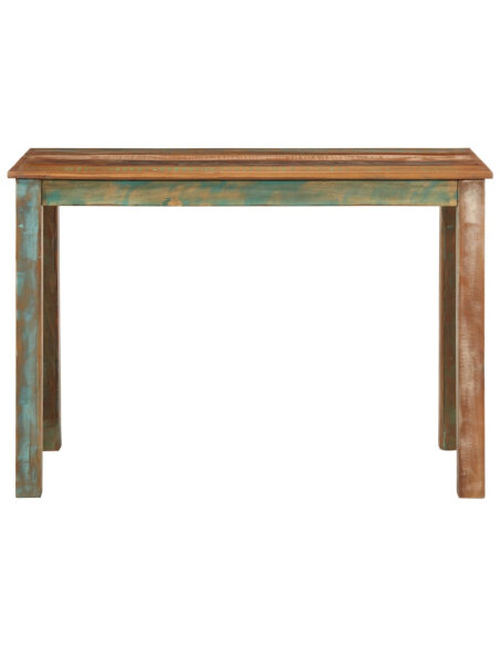 Table à manger style bohème / nature en bois de récupération massif 110x55x76cm {attributes} Table à manger style bohème / nature en bois de récupération massif 110x55x76cm {attributes}