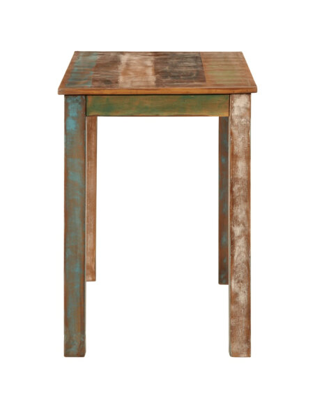 Table à manger style bohème / nature en bois de récupération massif 110x55x76cm {attributes} Table à manger style bohème / nature en bois de récupération massif 110x55x76cm {attributes}