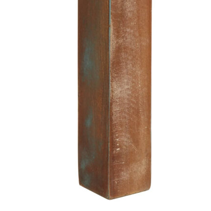 Table à manger style bohème / nature en bois de récupération massif 110x55x76cm {attributes}