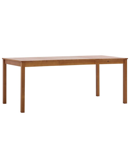 Table à manger style bohème / nature en bois de pin  180x90x73 cm {attributes} Table à manger style bohème / nature en bois de pin  180x90x73 cm {attributes}