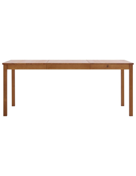 Table à manger style bohème / nature en bois de pin  180x90x73 cm {attributes} Table à manger style bohème / nature en bois de pin  180x90x73 cm {attributes}