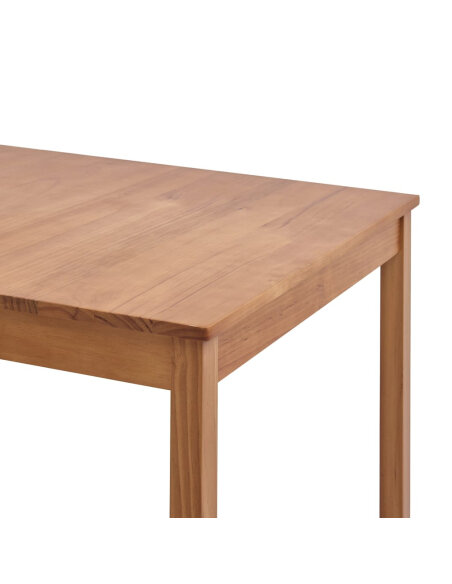 Table à manger style bohème / nature en bois de pin  180x90x73 cm {attributes} Table à manger style bohème / nature en bois de pin  180x90x73 cm {attributes}