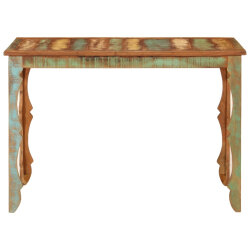Table à manger style bohème / nature en bois de récupération massif  110x52x76 cm {attributes} 2