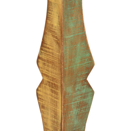 Table à manger style bohème / nature en bois de récupération massif  110x52x76 cm {attributes}