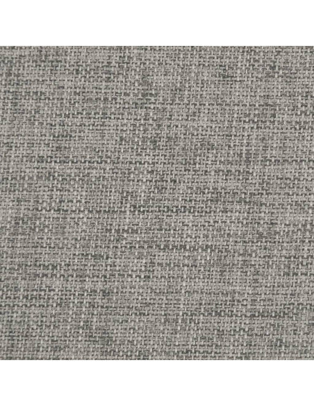 Chaise de bar campagne / chic en lot de 2 en bois massif d'hévéa et tissu Gris  {attributes}