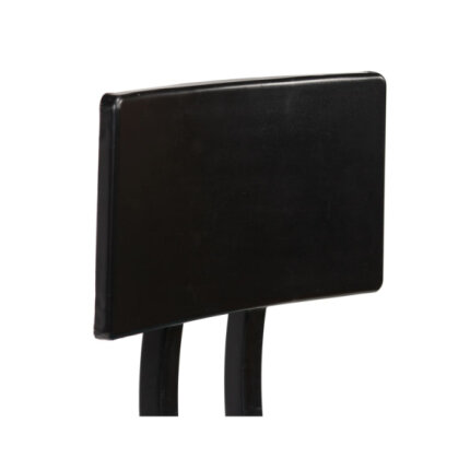 Table mange debout Industriel avec 2 tabourets - Blanc - Métal et Bois