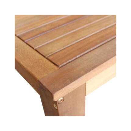 Table mange debout Bohème avec 6 tabourets Bois massif d'acacia