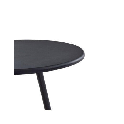 Table mange debout Industriel avec 2 tabourets - Noir - Bois et pied en métal