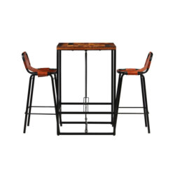 Table mange debout Industriel avec 2 tabourets  2