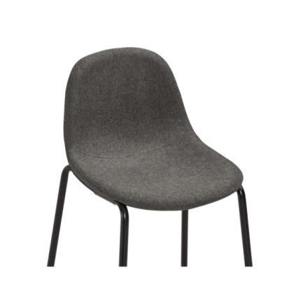 Table mange debout Industriel avec 2 tabourets - Noir - Bois et pied en métal