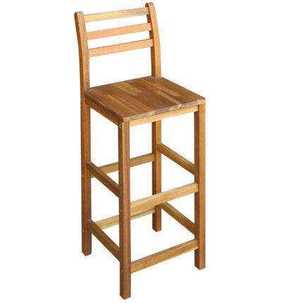 Ensemble Table mange debout Bohème avec 6 tabourets Bois massif d'acacia