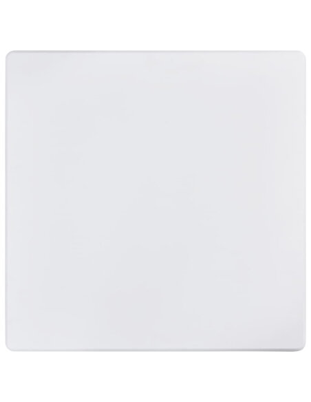 Ensemble Table mange debout Industriel avec 2 tabourets - Blanc - Bois et pied en métal 