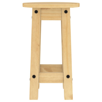 Ensemble Table mange debout Campagne avec 4 tabourets Bois massif de pin 