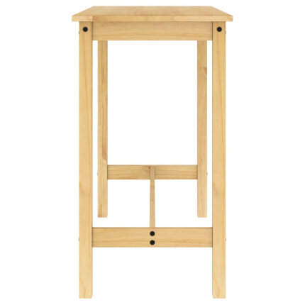 Ensemble Table mange debout Campagne avec 4 tabourets Bois massif de pin 