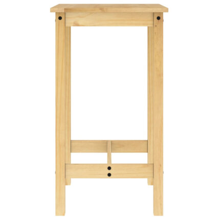 Ensemble Table mange debout Campagne avec 2 tabourets Bois massif de pin 