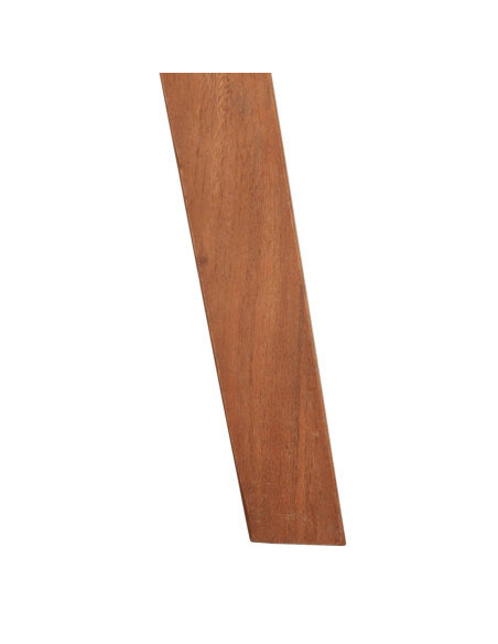 Tabourets de bar Industriel / Rétro - Vintage 2 pièces en cuir véritable et bois d'acacia Noir  {attributes}