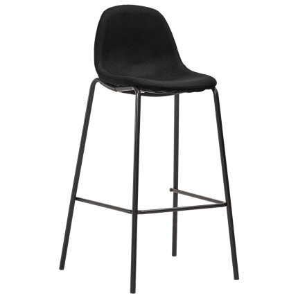 Ensemble Table mange debout Industriel avec 4 tabourets - Chêne - Bois et pied en métal