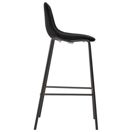 Ensemble Table mange debout Industriel avec 4 tabourets - Chêne - Bois et pied en métal