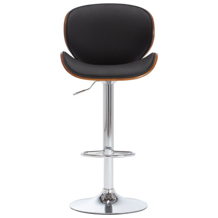 Tabouret de bar Rétro / Vintage en similicuir Noir  {attributes}