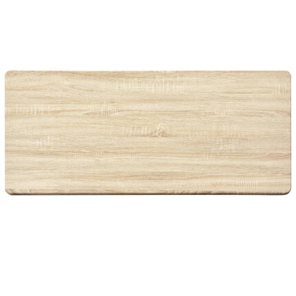 Ensemble Table mange debout Industriel avec 4 tabourets - Chêne - Bois et pied en métal 