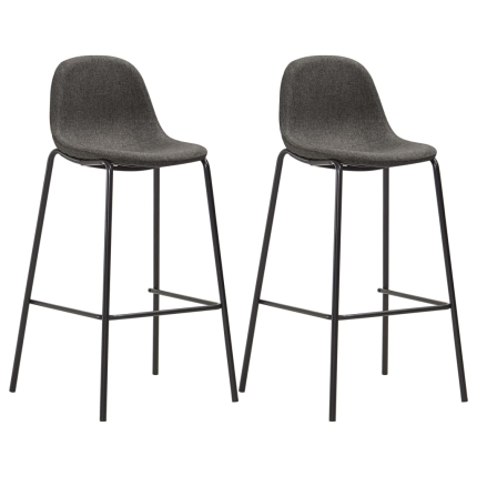 Ensemble Table mange debout Industriel avec 2 tabourets - Blanc - Bois et pied en métal 