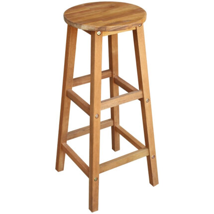 Ensemble Table mange debout Bohème avec 6 tabourets Bois massif d'acacia