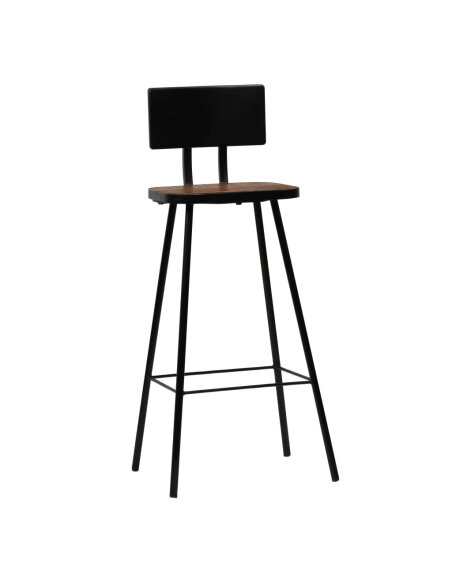 Ensemble Table mange debout Scandinave avec 4 tabourets - Blanc - Métal et Bois  Ensemble Table mange debout Scandinave avec 4 tabourets - Blanc - Métal et Bois