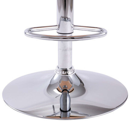 Tabouret de bar Rétro / Vintage en similicuir Noir  {attributes}