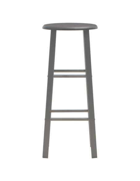 Ensemble Table mange debout Campagne avec 2 tabourets - Anthracite et gris - Bois & Acier  Ensemble Table mange debout Campagne avec 2 tabourets - Anthracite et gris - Bois & Acier