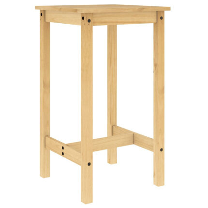 Ensemble Table mange debout Campagne avec 4 tabourets Bois massif de pin 