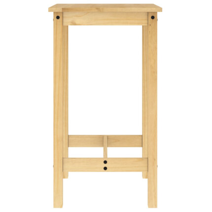 Ensemble Table mange debout Campagne avec 4 tabourets Bois massif de pin 